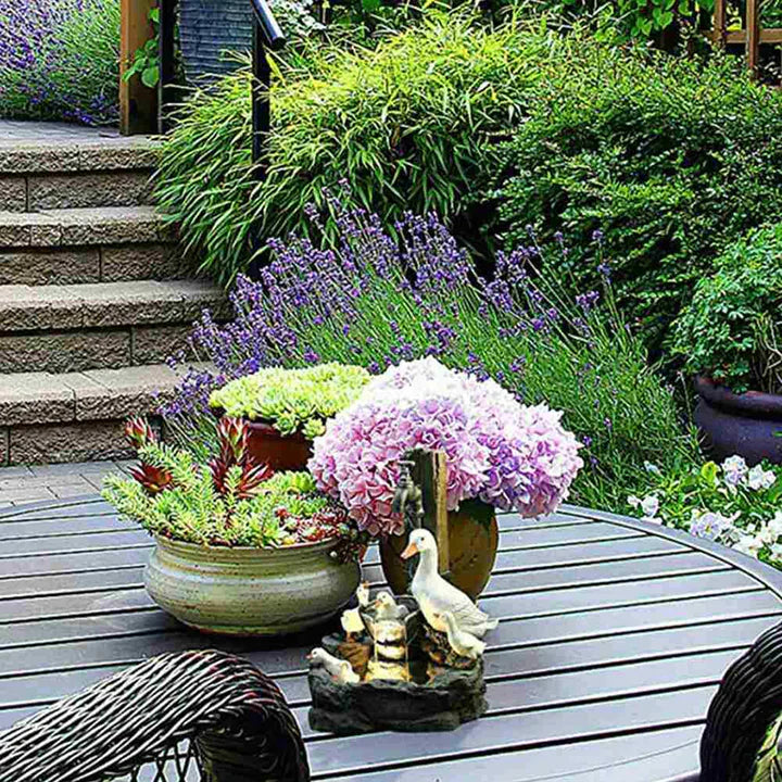 Tranquil Waters Duck Feature Gentle Flow for Relaxing Outdoor Spaces