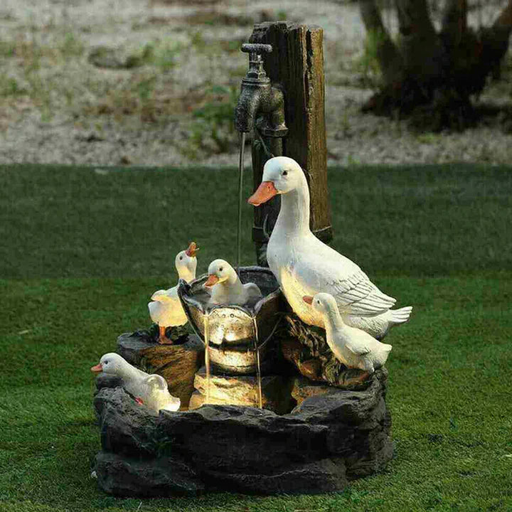 Tranquil Waters Duck Feature Gentle Flow for Relaxing Outdoor Spaces