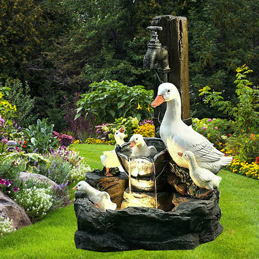 Tranquil Waters Duck Feature Gentle Flow for Relaxing Outdoor Spaces