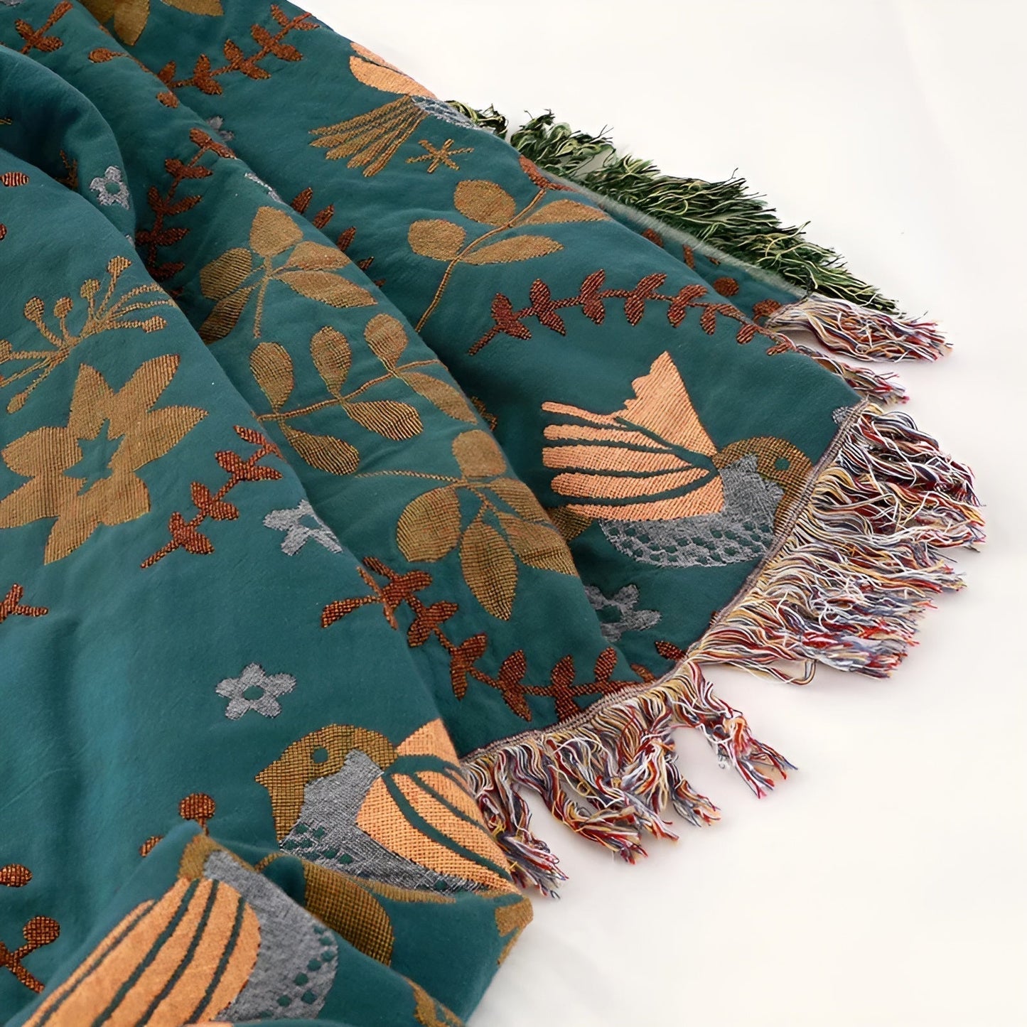 Forest Serenity Reversible Quilt Pure Cotton for Natural Comfort