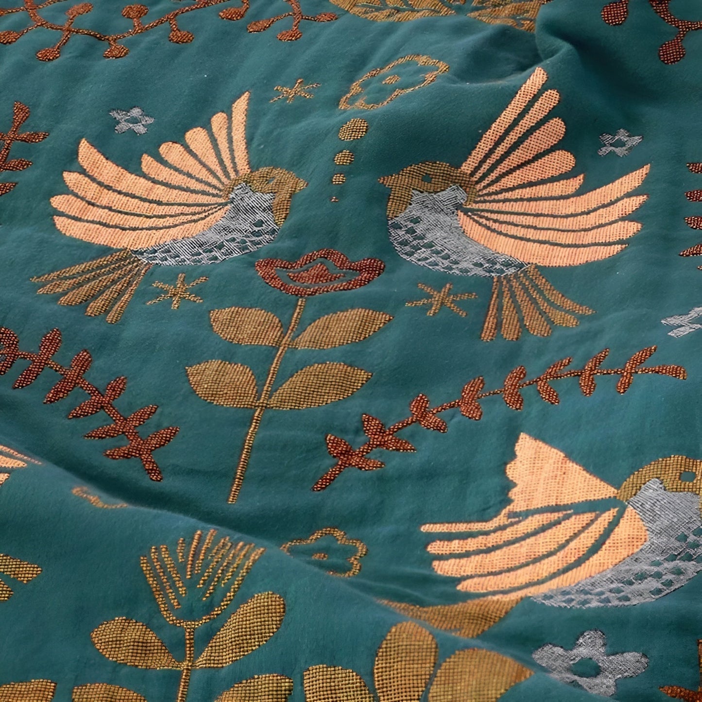 Forest Serenity Reversible Quilt Pure Cotton for Natural Comfort