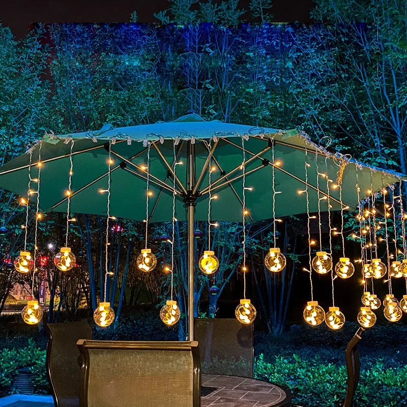 Enchanted Garden LED Fairy Lights Create Magical Outdoor Ambience