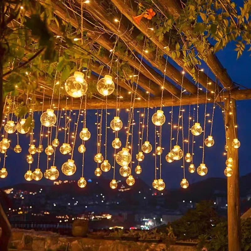 Enchanted Garden LED Fairy Lights Create Magical Outdoor Ambience