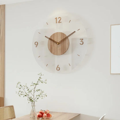 Pure Form Wood Clock Understated Elegance for Contemporary Decor