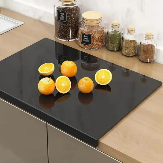 CounterSafe Acrylic Cutting Board with Integrated Mess-Free Edge