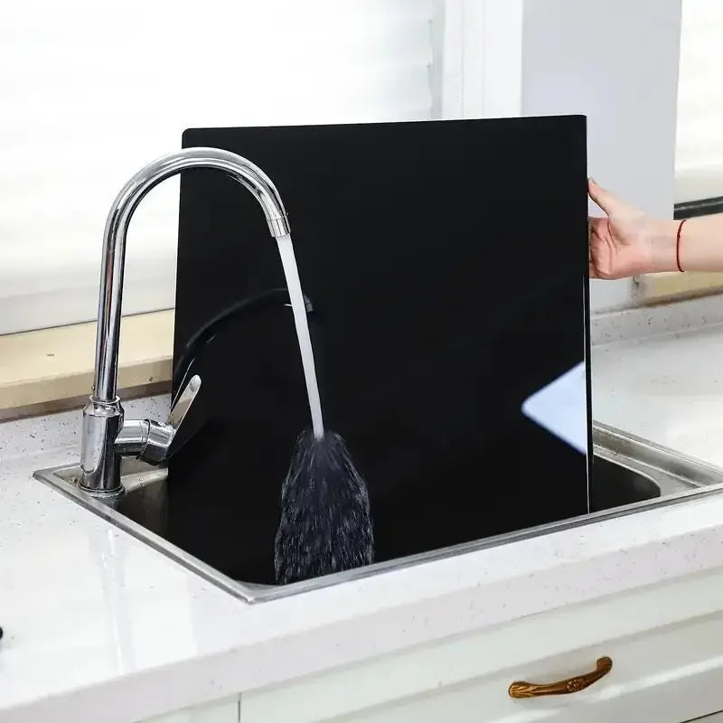 CounterSafe Acrylic Cutting Board with Integrated Mess-Free Edge
