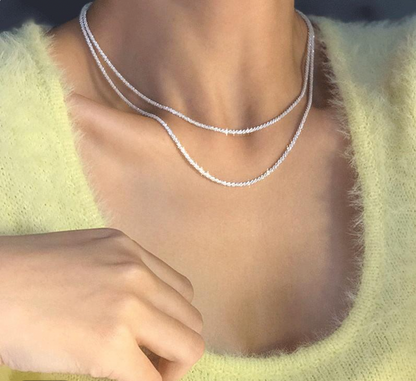 Cosmic Aura Necklace Collection Dazzling Star Accents Gentle Glow