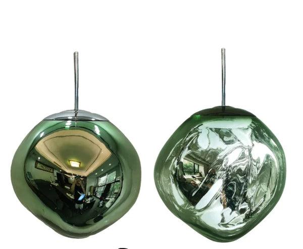 ScandiGlow Modern Glass Ceiling Fixture Elegant Nordic Illumination