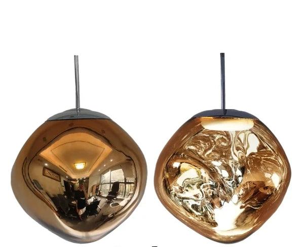 ScandiGlow Modern Glass Ceiling Fixture Elegant Nordic Illumination