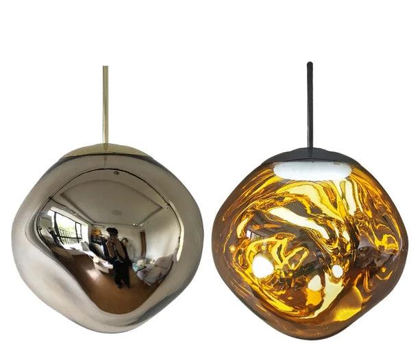 ScandiGlow Modern Glass Ceiling Fixture Elegant Nordic Illumination