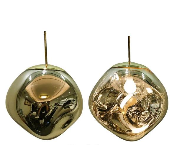 ScandiGlow Modern Glass Ceiling Fixture Elegant Nordic Illumination