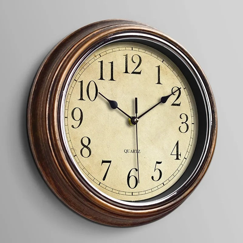 Baroque Elegance Wall Timepiece Intricately Detailed and Classic